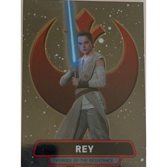 2016 Topps Chrome Star Wars The Force Awakens Non-Sport Trading Card Rey No 2 - Picture 1 of 3
